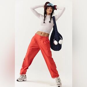 *NWOT* FP Movement Mesmerize Me Solid Pants - Cherry Crush